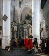 Emanuel de Witte View of the Tomb of William the Silent in the New Church in Delft Spain oil painting artist